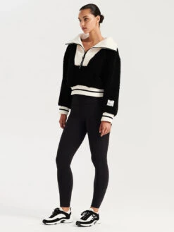 ENA PELLY - Winnie Faux Fur Jacket (Black / Bone) -Faithfull The Brand || Carver™ || One Teaspoon Shop elysian collective ena pelly winnie faux fur jacket black bone 4