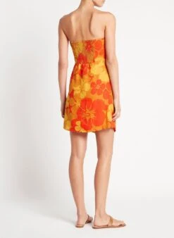 FAITHFULL THE BRAND - Lucia Mini Dress (Surfs Up Floral Print) -Faithfull The Brand || Carver™ || One Teaspoon Shop elysian collective faithfull the brand lucia mini dress surfs up floral 3