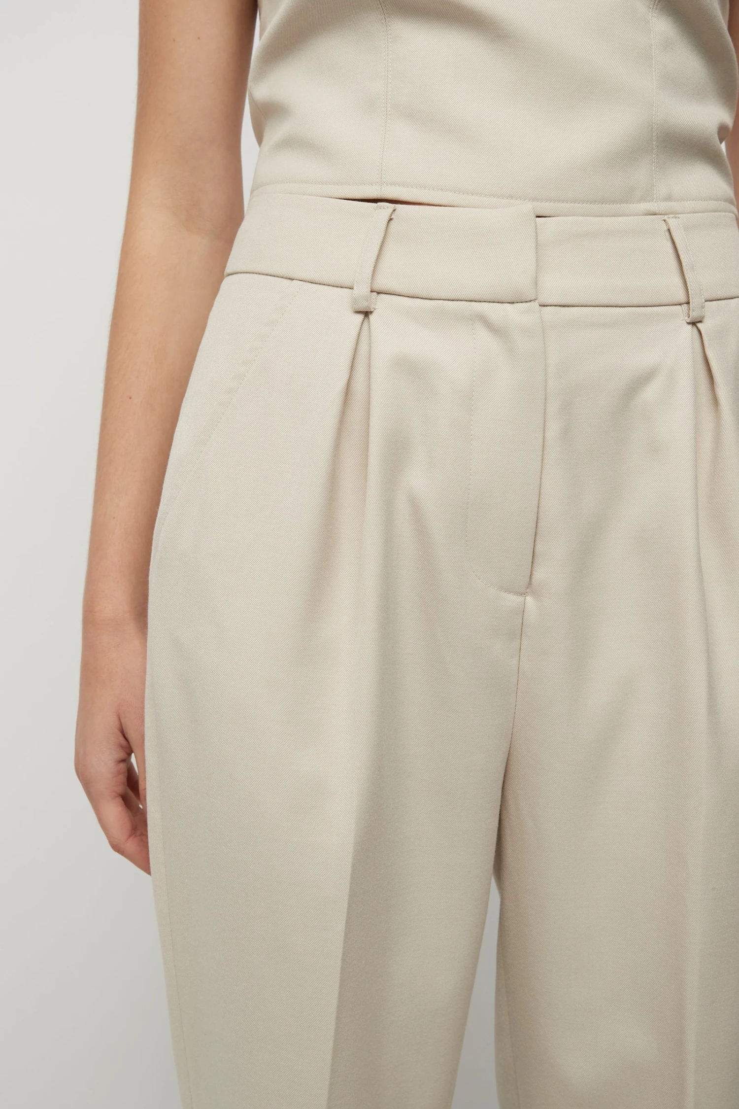 FRIEND OF AUDREY - Filippa Trousers (Winter White) 6 FRIEND OF AUDREY - Filippa Trousers (Winter White) - Image 6