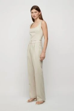 FRIEND OF AUDREY - Filippa Trousers (Winter White) 8 FRIEND OF AUDREY - Filippa Trousers (Winter White) -Faithfull The Brand || Carver™ || One Teaspoon Shop elysian collective friend of audrey filippa trousers winter white 3