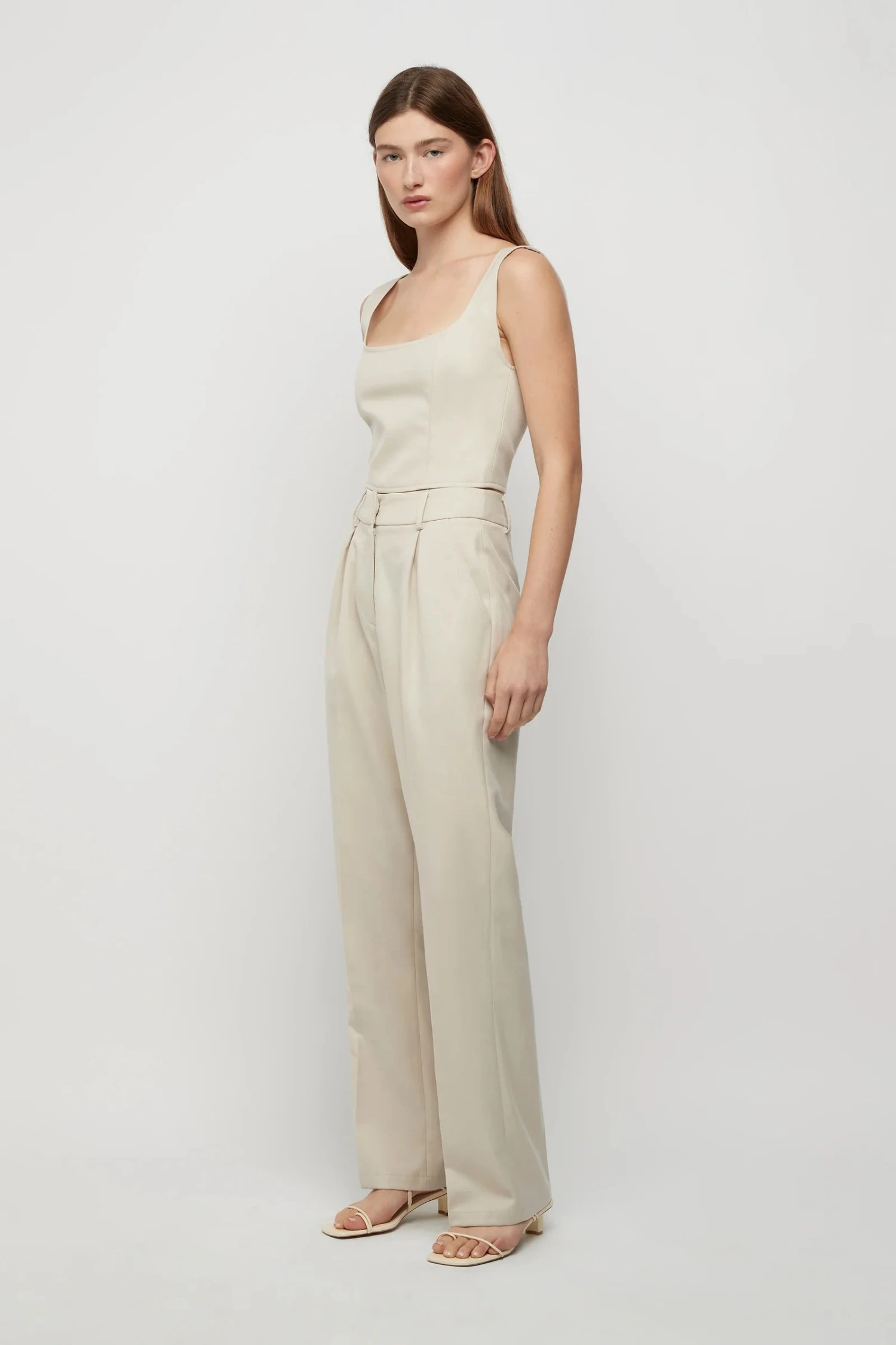 FRIEND OF AUDREY - Filippa Trousers (Winter White) 3 FRIEND OF AUDREY - Filippa Trousers (Winter White) - Image 3