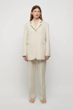 FRIEND OF AUDREY - Filippa Trousers (Winter White) 10 FRIEND OF AUDREY - Filippa Trousers (Winter White) -Faithfull The Brand || Carver™ || One Teaspoon Shop elysian collective friend of audrey filippa trousers winter white 6