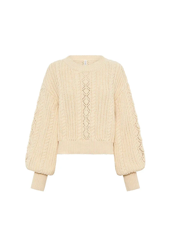KIVARI - Abigail Knit (Cream) 1 KIVARI - Abigail Knit (Cream)