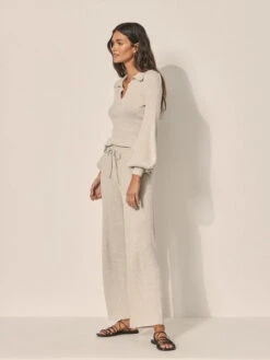 KIVARI - Giselle Collared Knit (Wheat) 8 KIVARI - Giselle Collared Knit (Wheat) -Faithfull The Brand || Carver™ || One Teaspoon Shop elysian collective kivari giselle collared knit wheat 4