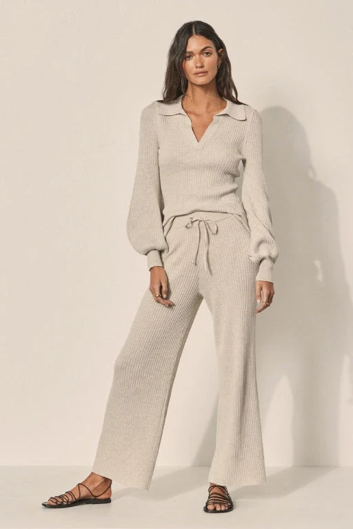 KIVARI - Giselle Collared Knit (Wheat) 2 KIVARI - Giselle Collared Knit (Wheat) - Image 2