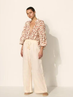 KIVARI - Molly Pant (Ivory) -Faithfull The Brand || Carver™ || One Teaspoon Shop elysian collective kivari molly pant ivory 3