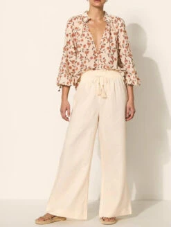 KIVARI - Molly Pant (Ivory) -Faithfull The Brand || Carver™ || One Teaspoon Shop elysian collective kivari molly pant ivory 4