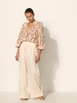 KIVARI - Molly Pant (Ivory) -Faithfull The Brand || Carver™ || One Teaspoon Shop elysian collective kivari molly pant ivory 6