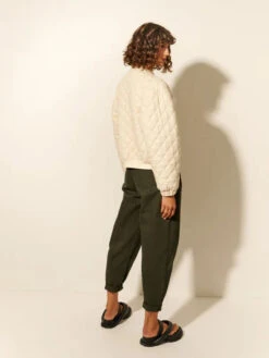 KIVARI - Vida Quilted Jacket (Ivory) -Faithfull The Brand || Carver™ || One Teaspoon Shop elysian collective kivari vida quilted jacket ivory 4