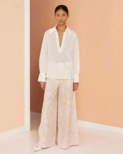 MAGALI PASCAL - Lola Shirt (Off White) 6 MAGALI PASCAL - Lola Shirt (Off White) -Faithfull The Brand || Carver™ || One Teaspoon Shop elysian collective magali pascal lola shirt off white 1