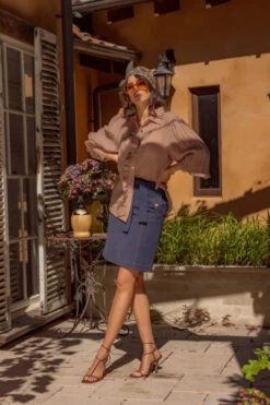 MINISTRY OF STYLE - Eclectic Mini Skirt (French Navy) -Faithfull The Brand || Carver™ || One Teaspoon Shop elysian collective ministry of style eclectic mini skirt 4