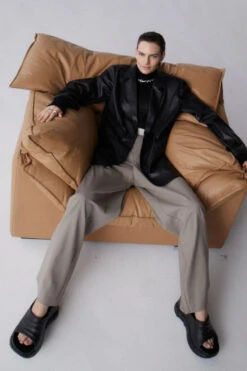 MISHA URBAN - FINN OVERSIZED BLAZER (Black) -Faithfull The Brand || Carver™ || One Teaspoon Shop elysian collective misha urban finn oversized blazer black 3