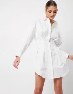 MOSSMAN - A New Light Dress (White) -Faithfull The Brand || Carver™ || One Teaspoon Shop elysian collective mossman a new light shirt dress white 5