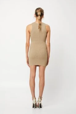 MOSSMAN - All For You Knit Mini Dress (Metallic) -Faithfull The Brand || Carver™ || One Teaspoon Shop elysian collective mossman all for you knit mini dress 6