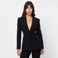 MOSSMAN - Hold The Line Blazer (Black) -Faithfull The Brand || Carver™ || One Teaspoon Shop elysian collective mossman hold the line blazer black 1