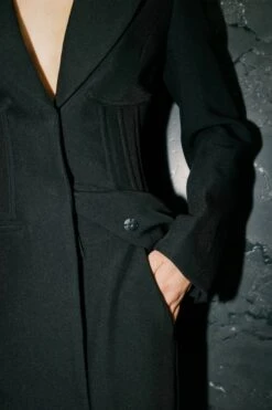 MOSSMAN - Meet Again Blazer (Black) 12 MOSSMAN - Meet Again Blazer (Black) -Faithfull The Brand || Carver™ || One Teaspoon Shop elysian collective mossman meet again blazer black 6