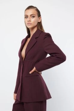 MOSSMAN - MEET AGAIN BLAZER (Burgundy)