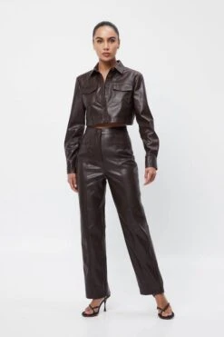 MOSSMAN - Opulence Pant (Chocolate) -Faithfull The Brand || Carver™ || One Teaspoon Shop elysian collective mossman opulence pant chocolate 2