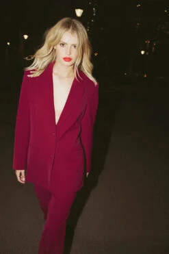 MOSSMAN - Ride This Out Blazer (Crimson) -Faithfull The Brand || Carver™ || One Teaspoon Shop elysian collective mossman ride this out blazer crimson 3