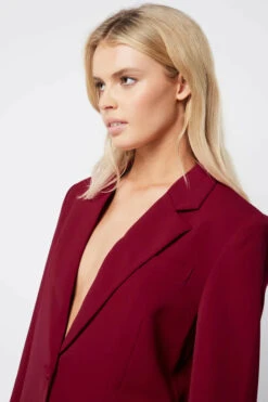 MOSSMAN - Ride This Out Blazer (Crimson) -Faithfull The Brand || Carver™ || One Teaspoon Shop elysian collective mossman ride this out blazer crimson 5