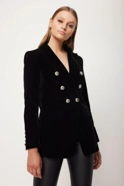 MOSSMAN - The Signature Blazer (Black) 13 MOSSMAN - The Signature Blazer (Black) -Faithfull The Brand || Carver™ || One Teaspoon Shop elysian collective mossman the signature blazer black 3