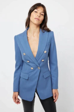 MOSSMAN - The Signature Blazer (Steel Blue)
