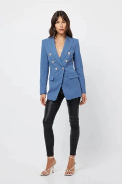 MOSSMAN - The Signature Blazer (Steel Blue) -Faithfull The Brand || Carver™ || One Teaspoon Shop elysian collective mossman the signature blazer steel blue 2