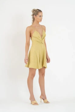 ONE FELL SWOOP - Emmeline Mini Dress (Golden Straw) 9 ONE FELL SWOOP - Emmeline Mini Dress (Golden Straw) -Faithfull The Brand || Carver™ || One Teaspoon Shop elysian collective one fell swoop emmeline mini dress golden straw 4