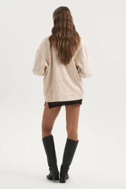 OWNLEY - Jakey Denim Bomber (Ecru) -Faithfull The Brand || Carver™ || One Teaspoon Shop elysian collective ownely jakey denim bomber jacket ecru 3