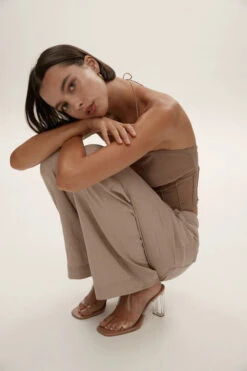 OWNLEY - Daley Pant (Stone) -Faithfull The Brand || Carver™ || One Teaspoon Shop elysian collective ownley daley pants stone 4