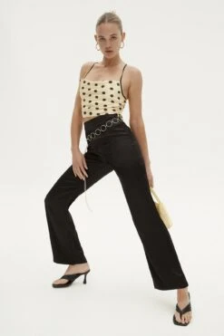 OWNLEY - Maxine Pant (Black) -Faithfull The Brand || Carver™ || One Teaspoon Shop elysian collective ownley maxine pant black 2