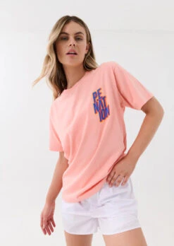 PE NATION - DONDI TEE (PEACH BUD) -Faithfull The Brand || Carver™ || One Teaspoon Shop elysian collective pe nation dondi tee peach bud 5