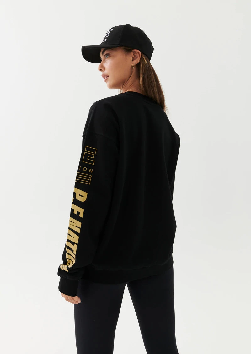 PE NATION - Elevate Sweat (Black) 2 PE NATION - Elevate Sweat (Black) - Image 2