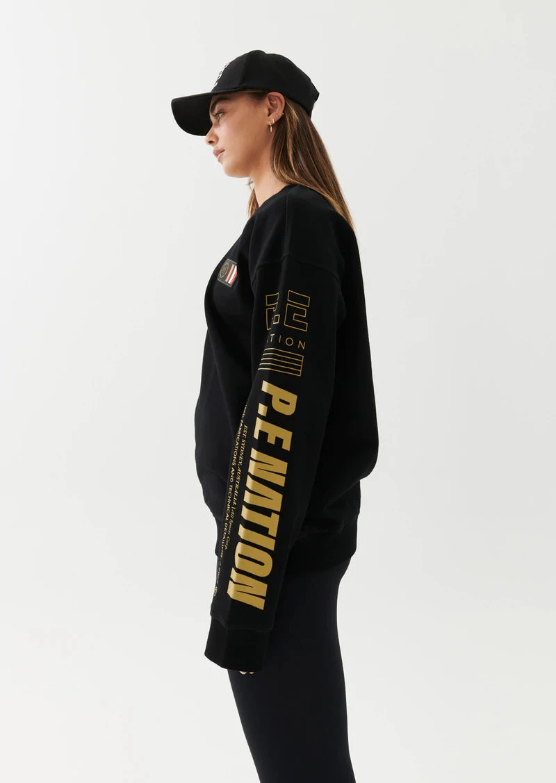 PE NATION - Elevate Sweat (Black) 5 PE NATION - Elevate Sweat (Black) - Image 5