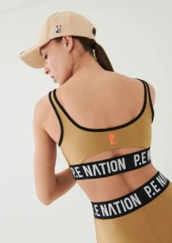 PE NATION - Goal Side Sports Bra (Tannin/Brown Mid) 5 PE NATION - Goal Side Sports Bra (Tannin/Brown Mid) -Faithfull The Brand || Carver™ || One Teaspoon Shop elysian collective pe nation goal side sports bra tannin brown mid 3