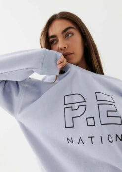 PE NATION - Heads Up Sweat (Grey Dawn) 9 PE NATION - Heads Up Sweat (Grey Dawn) -Faithfull The Brand || Carver™ || One Teaspoon Shop elysian collective pe nation heads up sweat grey 3