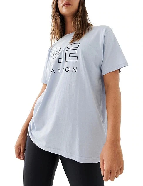 PE NATION - Heads Up Tee (Grey Dawn) 1 PE NATION - Heads Up Tee (Grey Dawn)