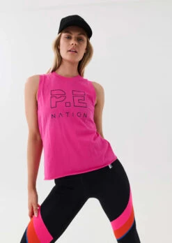 PE NATION - Heads Up Tank (Pink Glo)