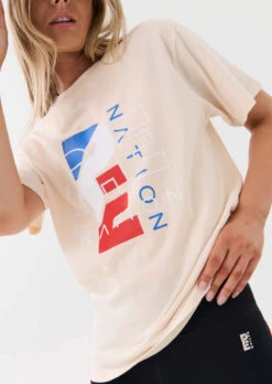 PE NATION - Heritage Tee (Pearled Ivory) -Faithfull The Brand || Carver™ || One Teaspoon Shop elysian collective pe nation heritage tee pearled ivory 3