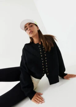 PE NATION - In Play Sweat (Black)