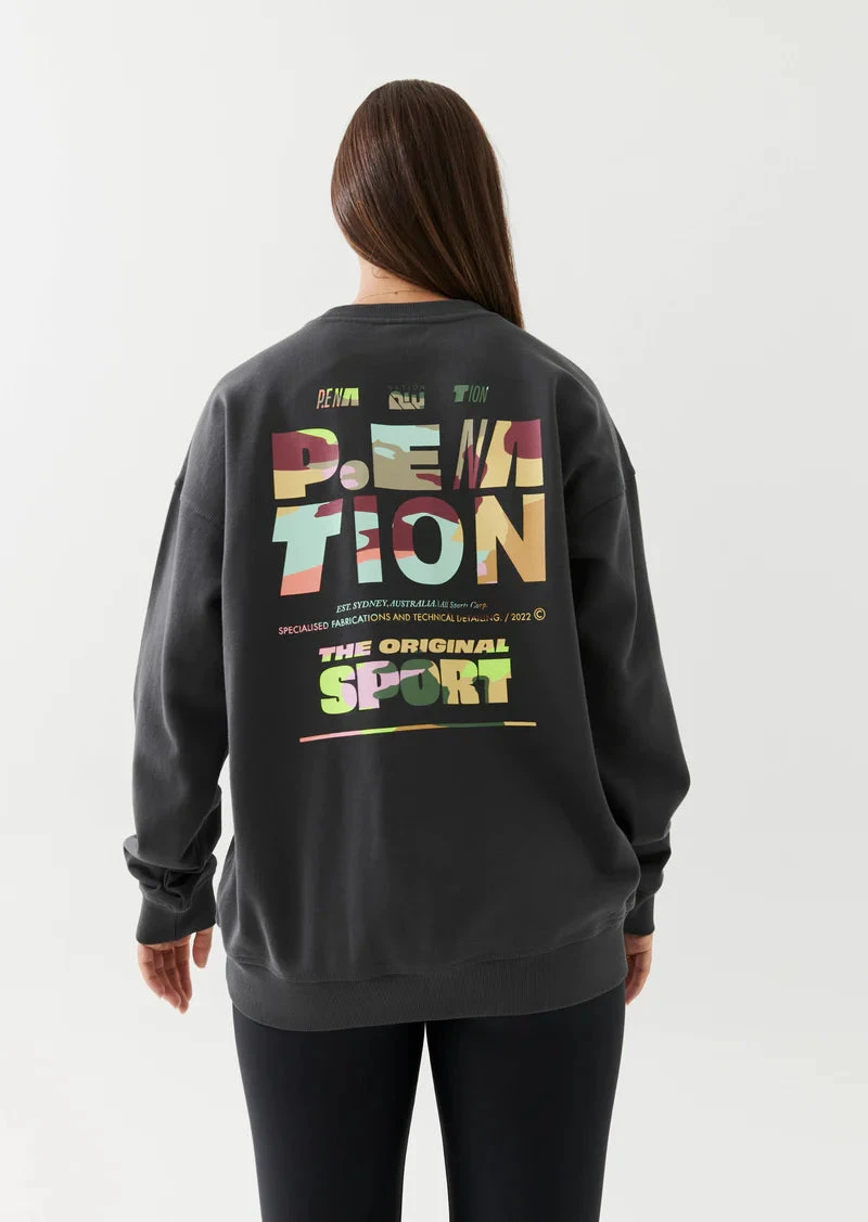 PE NATION - Latitude Sweat (Dark Shadow) 1 PE NATION - Latitude Sweat (Dark Shadow)