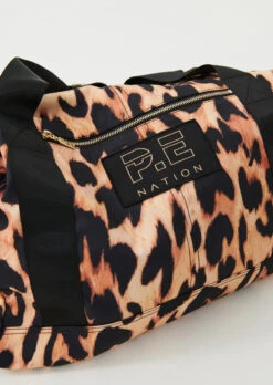 PE NATION - Set Shot Gym Bag (Leopard Print) -Faithfull The Brand || Carver™ || One Teaspoon Shop elysian collective pe nation set shot gym bag leopard print 3