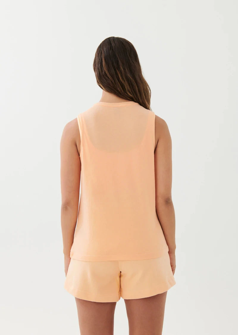 PE NATION - Twist Serve Tank (Pale Peach) 4 PE NATION - Twist Serve Tank (Pale Peach) - Image 4
