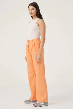 RAEF THE LABEL - Chilli Pant (Orange) -Faithfull The Brand || Carver™ || One Teaspoon Shop elysian collective raef the label chilli pant orange 5