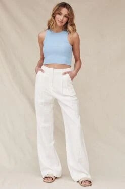 RAEF THE LABEL - Chilli Pant (White)