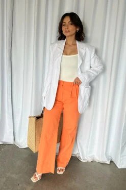 RAEF THE LABEL - ELIANA BLAZER (IVORY) -Faithfull The Brand || Carver™ || One Teaspoon Shop elysian collective raef the label eliana linen blazer ivory 5