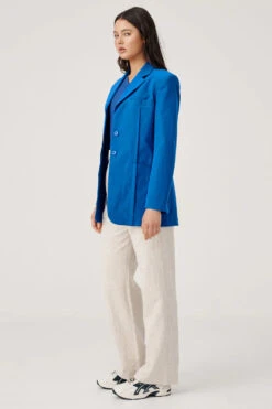 RAEF THE LABEL - HENLEY BLAZER (BLUE) -Faithfull The Brand || Carver™ || One Teaspoon Shop elysian collective raef the label henley blazer blue 3