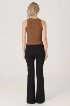 RAEF THE LABEL - Joplin Split Front Pant (Black) 8 RAEF THE LABEL - Joplin Split Front Pant (Black) -Faithfull The Brand || Carver™ || One Teaspoon Shop elysian collective raef the label joplin split front pant black 4