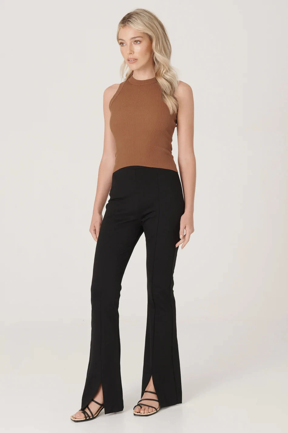 RAEF THE LABEL - Joplin Split Front Pant (Black) 4 RAEF THE LABEL - Joplin Split Front Pant (Black) - Image 4