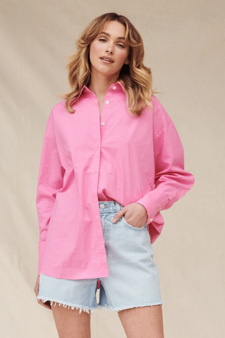 RAEF THE LABEL - Luna Shirt (Pink) 1 RAEF THE LABEL - Luna Shirt (Pink)